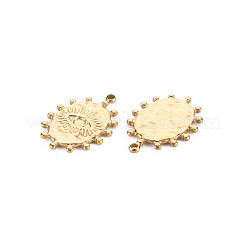 Pendentif en acier inoxydable 304 avec placage ionique (IP) et émail&nbsp;STAS-N097-209LG