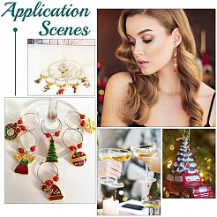 Фурнитура для сережек-колец из нержавеющей стали 304 STAS-UN0003-98