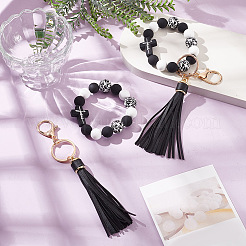 2шт силиконовые с подвесками из искусственной кожи&nbsp;HJEW-AN0001-01