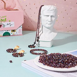 800шт 3 стиля гальванических стеклянных бусин EGLA-SZ0001-26A