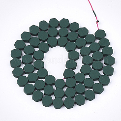 Окрашенного распылением немагнитных синтетических нитей гематита бусы G-T116-03B-14