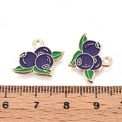 Подвески с эмалью из фруктового сплава&nbsp;ENAM-T022-32F