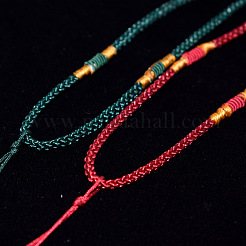 Création de collier en corde de nylon&nbsp;NWIR-E028-04B