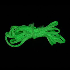 蓄光ナイロン7芯コード  暗闇で光る  DIYクラフト用  淡緑色  4x2mm  約2.19ヤード（2m）/バンドル&nbsp;FB-CBACC7B-01B