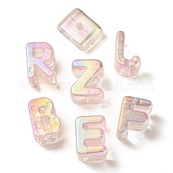 УФ-покрытие радужными переливающимися акриловыми бусинами OACR-C012-02F-1