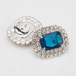 Украшения для обуви из сплава со стразами FIND-WH0126-417D