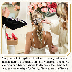 10 шт. 6 стильных железных заколки для волос и невидимки OHAR-GA0001-08