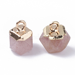 Natürliche Erdbeerquarz-Charms&nbsp;G-S359-015E