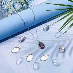 16 шт. подвеска-кабошон из нержавеющей стали 304&nbsp;STAS-UN0064-11