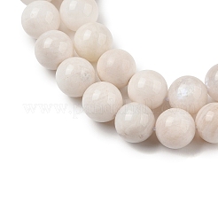 Бусины из натурального радужного лунного камня&nbsp;LS-G-N328-024-10mm-AB