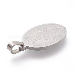 Подвески из не тускнеющей нержавеющей стали 304 «Леди Гваделупская» STAS-O138-14P