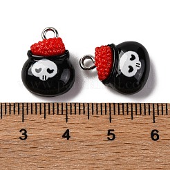Pendenti in resina opaca a tema halloween&nbsp;RESI-D075-01J