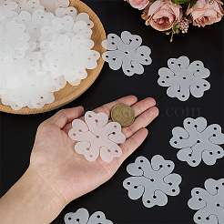 Пластиковые держатели для воздушных шаров в форме цветка&nbsp;DIY-WH0591-188B