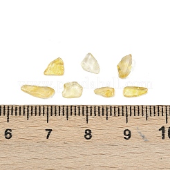 Бусины из натурального желтого кварца G-K397-01C