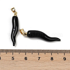 Лэмпворк ручной работы с латунными подвесками&nbsp;KK-Q095-02B-07