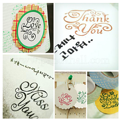 Сосновые деревянные штампы DIY-OC0003-73