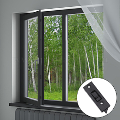 2 пара пластиковых оконных замков-защелок KY-GF0001-26A