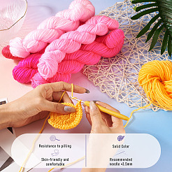 5 моток пряжи из акрилового волокна 5 цветов розового цвета&nbsp;OCOR-TA0003-18B