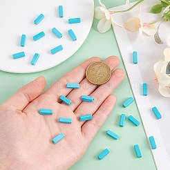 120шт синтетические бирюзовые бусины&nbsp;G-AR0006-17B