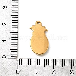 Подвески из нержавеющей стали 304 с эмалью&nbsp;STAS-B113-13G-02