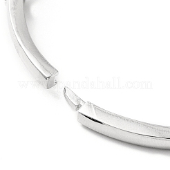 Прямоугольный и пончик красочный кубический цирконий шарнирный браслет BJEW-G659-02P