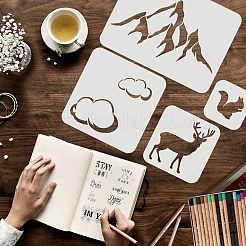 Schablonenvorlagen aus Kunststoff zum Zeichnen&nbsp;DIY-WH0172-691