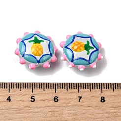 Бусины из стеклянной эмали LAMP-K039-34F