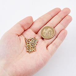 100 шт. Латунные дистанционные бусины KK-HS0015-31G