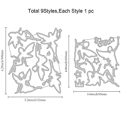 Углеродистая сталь разрезает трафареты DIY-WH0309-280