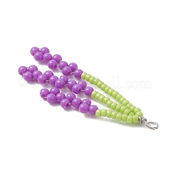 Подвески из стеклянных бусин в виде колосков риса&nbsp;PALLOY-JF04672