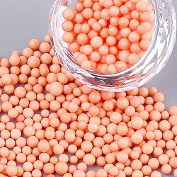 Small Craft Foam Balls, Round, for DIY Wedding Holiday Crafts Making, Coral, 2.5~3.5mm