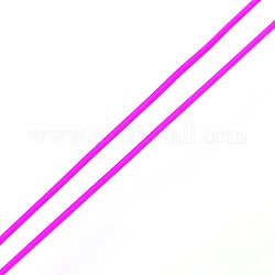 Koreanisch elastischen Kristall Gewinde, Stretch Armband Schnur, runde Perlenschnur, tief rosa, 0.8 mm, ca. 38.27 Yard (35m)/Rolle