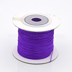 Nylon Thread, Dark Violet, 0.4mm, about 109.36 yards(100m)/roll