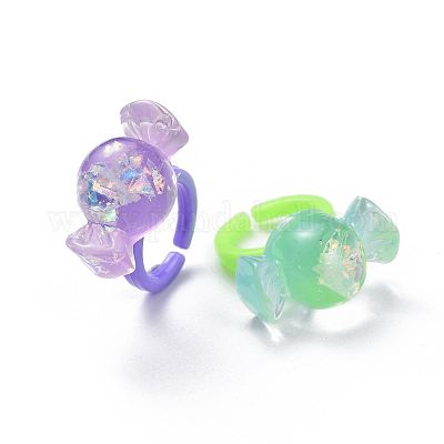 Акриловые кольца для манжет RJEW-JR00272-M-1