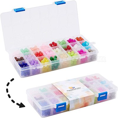 Выпечка расписанная имитация нефрита стеклянные круглые бусины DGLA-PH0002-04-1