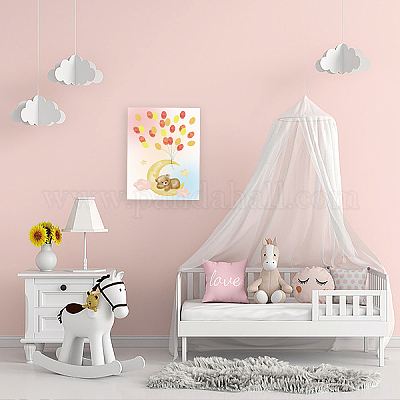 Холст картина отпечатков пальцев DIY-WH0466-019-1