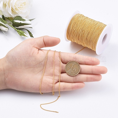 Латунные витой цепочки CHC010Y-G-1