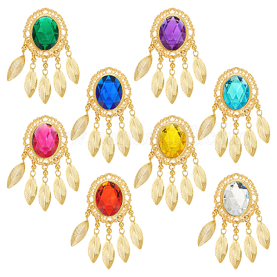 8шт 8 цвета железные большие подвески FIND-FG0003-31G-1