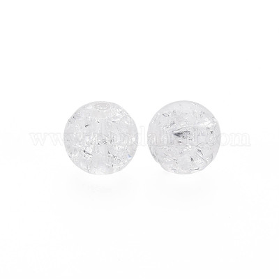 Прозрачных бусин акриловые треск MACR-S373-66C-N12-1