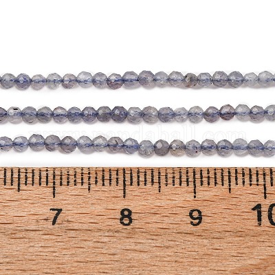 Природные иолит нитей бисера&nbsp;G-D320-A01-2mm-1