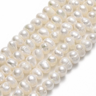 Нити из натурального культивированного пресноводного жемчуга PEAR-F018-17D-02-1