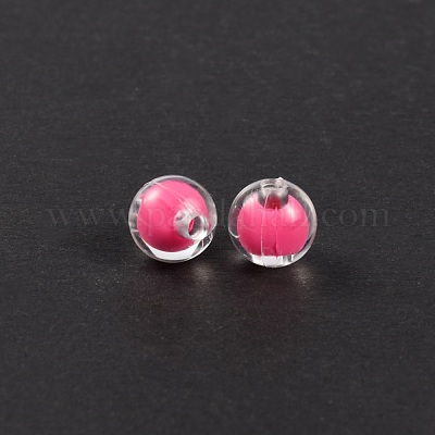 Акриловые бусины&nbsp;MACR-WH0007-09E-1