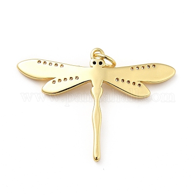 Латунные микро проложить кубического циркония подвески KK-H433-10G-1