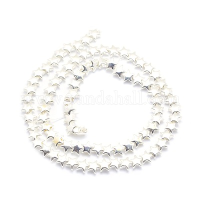 Гальванизировать немагнитных синтетический гематит бисер пряди G-L485-14-S-1