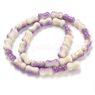 Синтетические бирюзовые бусины G-H060-05A-1