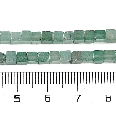 Естественный зеленый авантюрин бисер нитей G-B129-A17-01-1