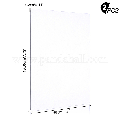 Прозрачная акриловая нажимная пластина OACR-WH0003-31A-1