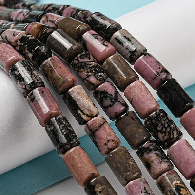 Природные родонит бисер нитей G-M420-E07-03-1