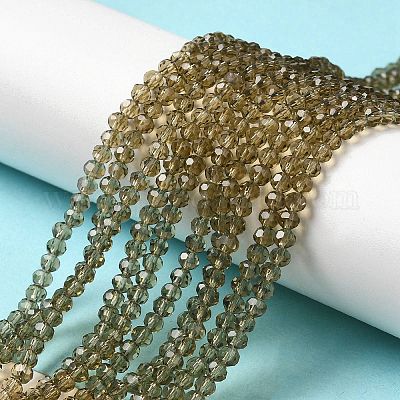 Прозрачные стеклянные бусины EGLA-A035-T3mm-D16-1