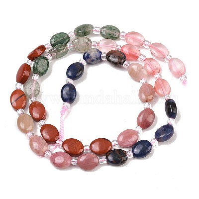 Нити из вишневого кварцевого стекла&nbsp;G-Z135-A06-1